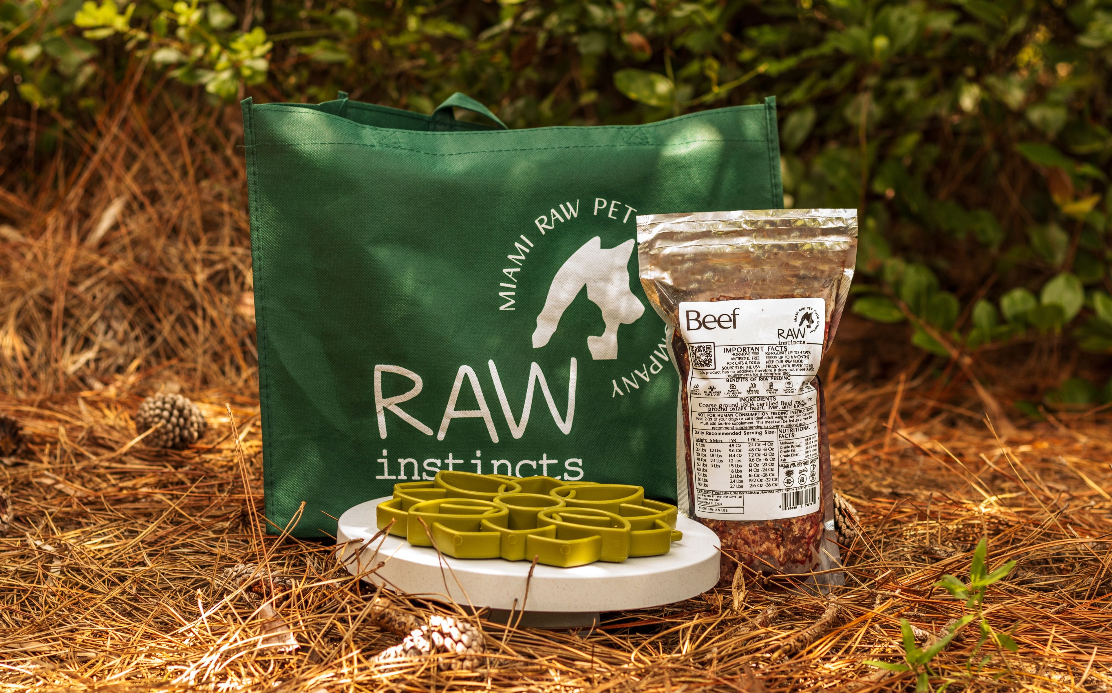 Raw Instincts Raw PMR Beef Meal Blend for Cats & Dogs — Prey Model Raw | Raw Instincts Florida