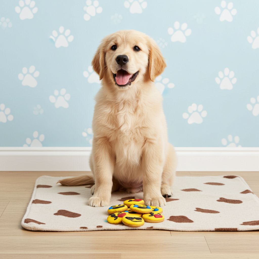 Emoji Peanut Butter Organic Dog Cookies