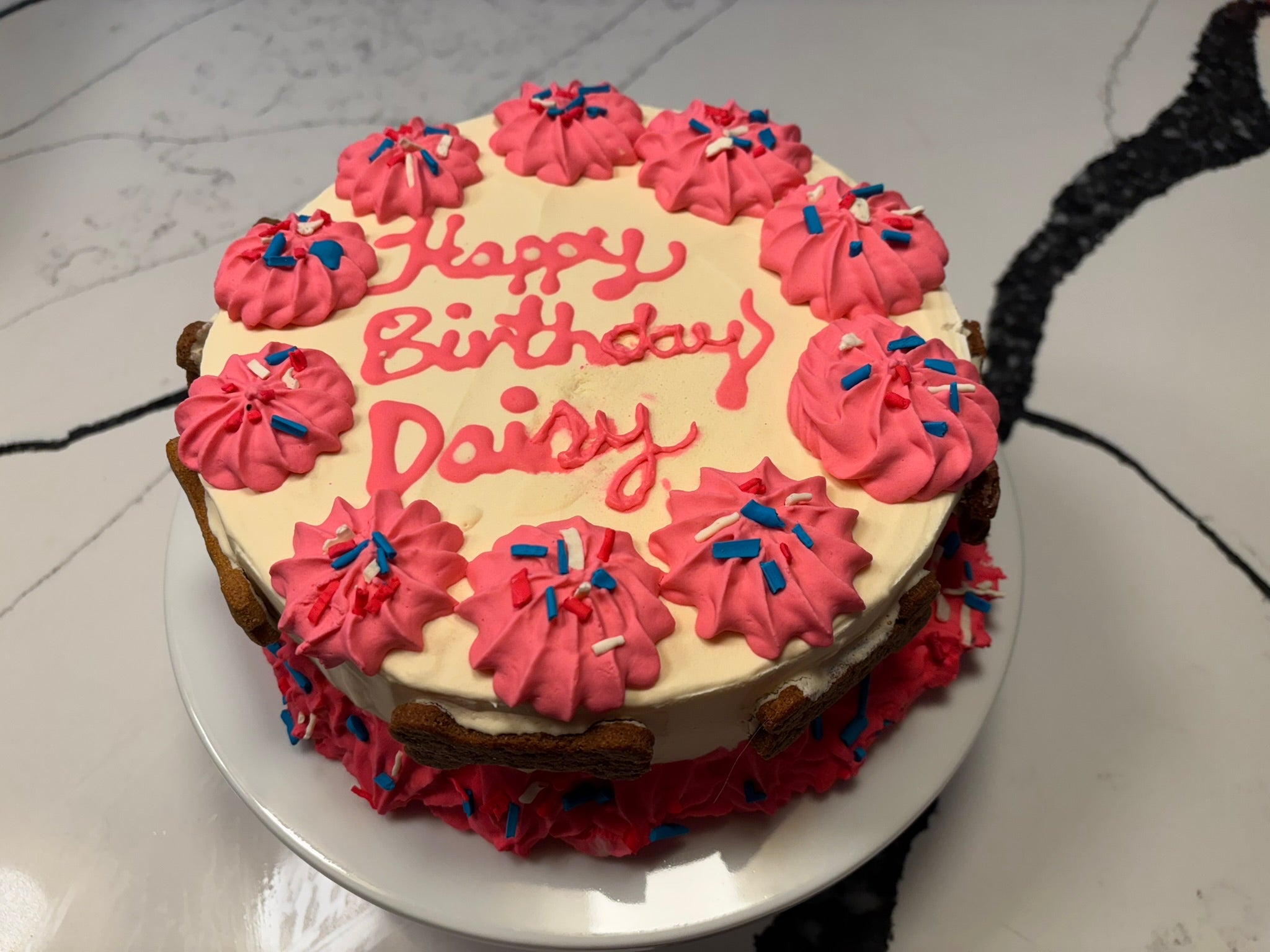 Organic Dog Birthday Cake