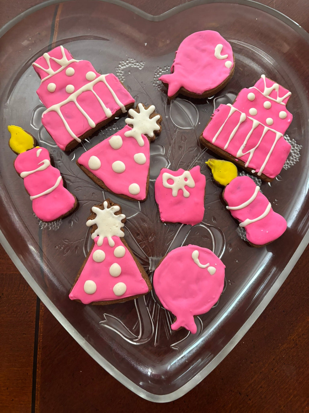 Party Box Birthday Girl Organic Dog Cookie Box