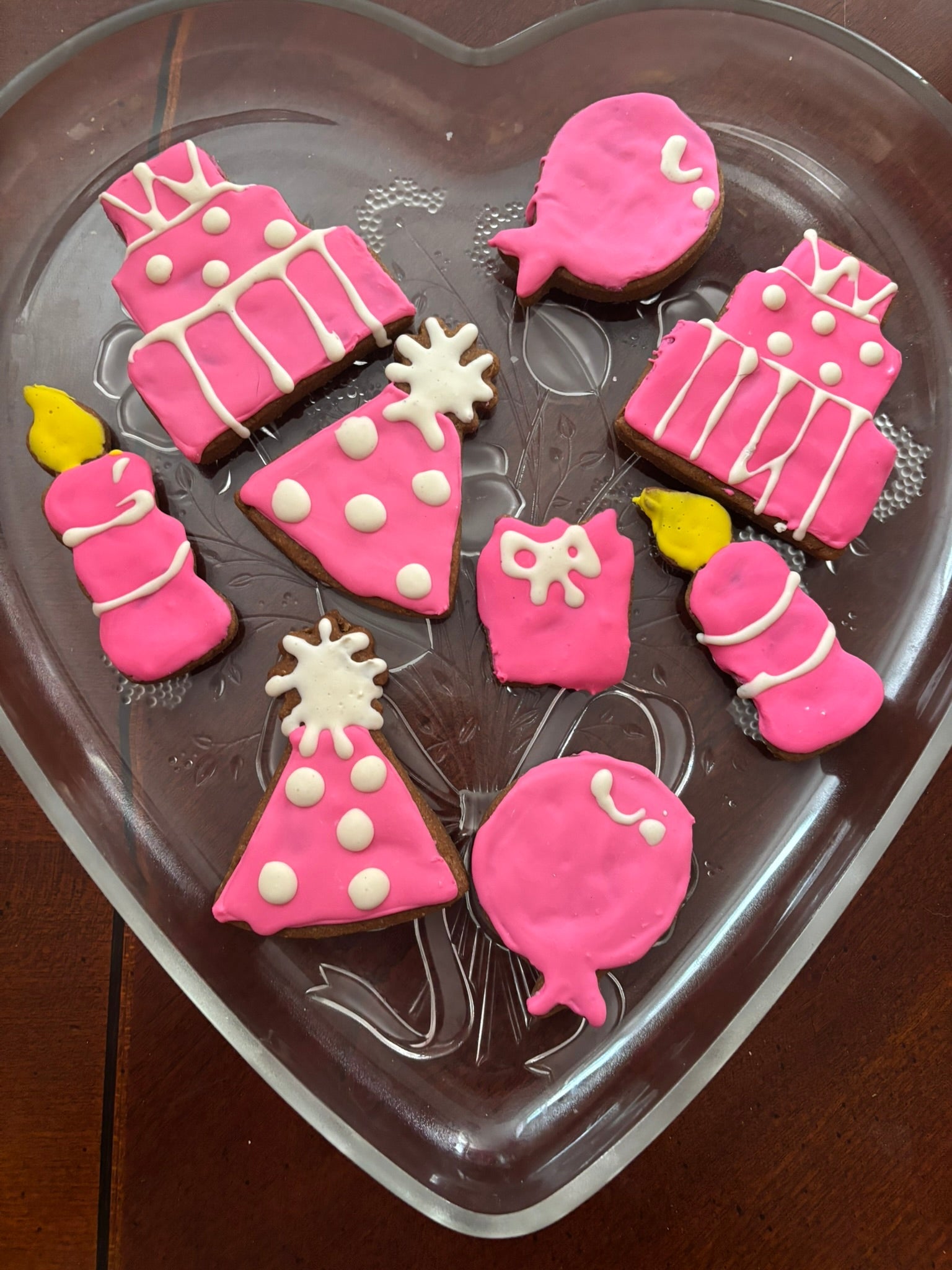 Party Box Birthday Girl Organic Dog Cookie Box