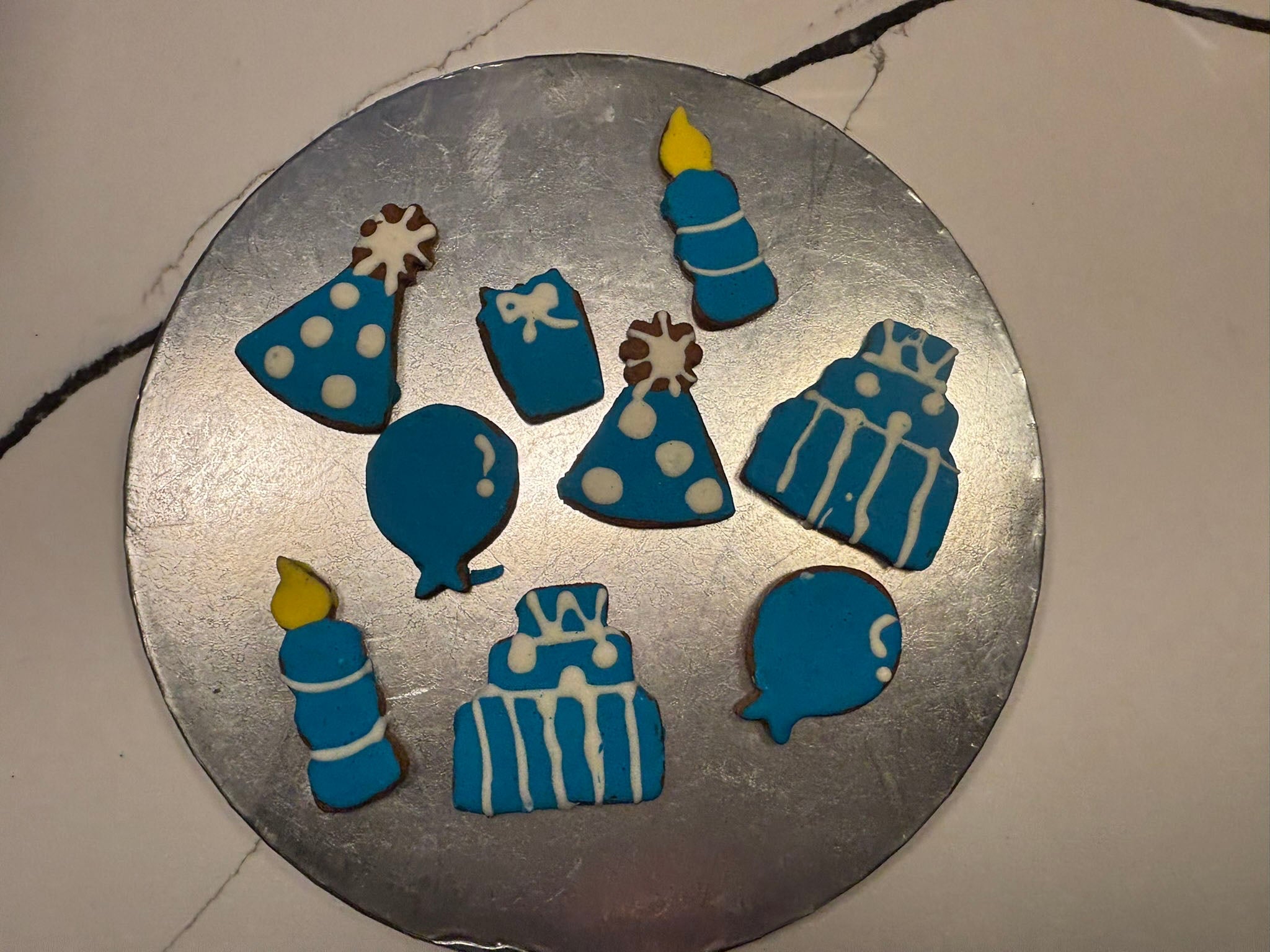 Party Box Birthday Boy Organic Dog Cookie Box