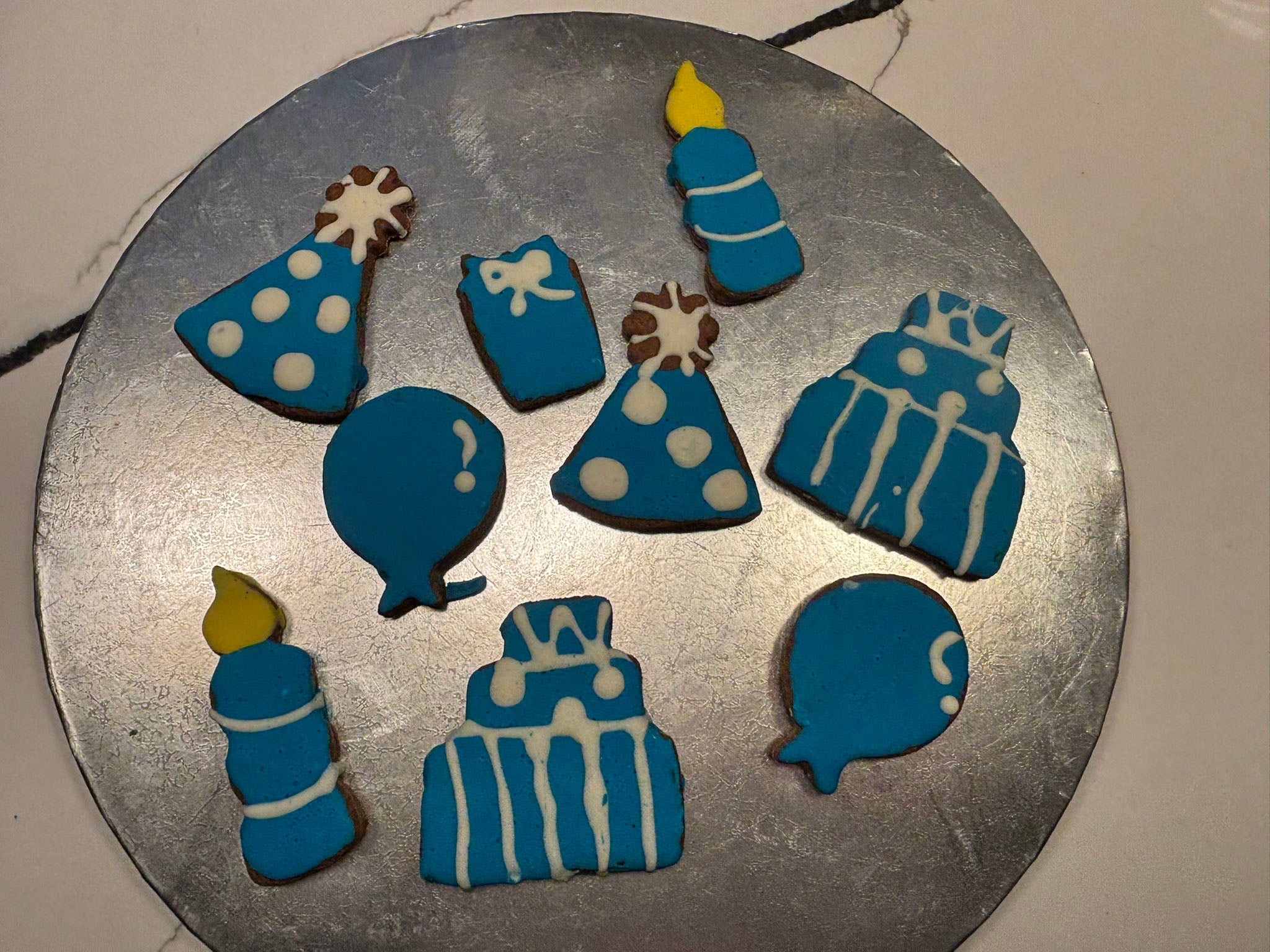Party Box Birthday Boy Organic Dog Cookie Box
