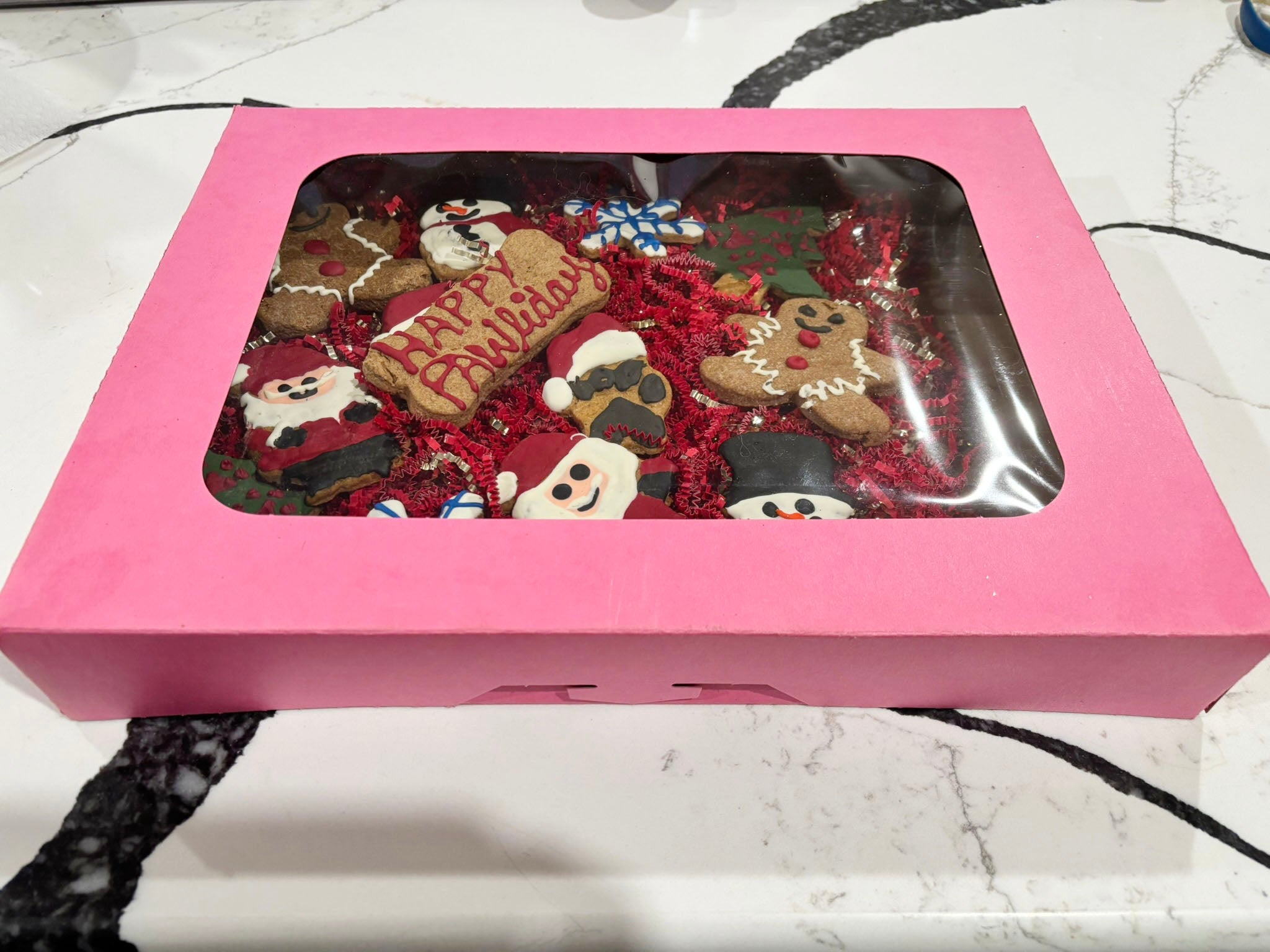 Party Box Birthday Girl Organic Dog Cookie Box