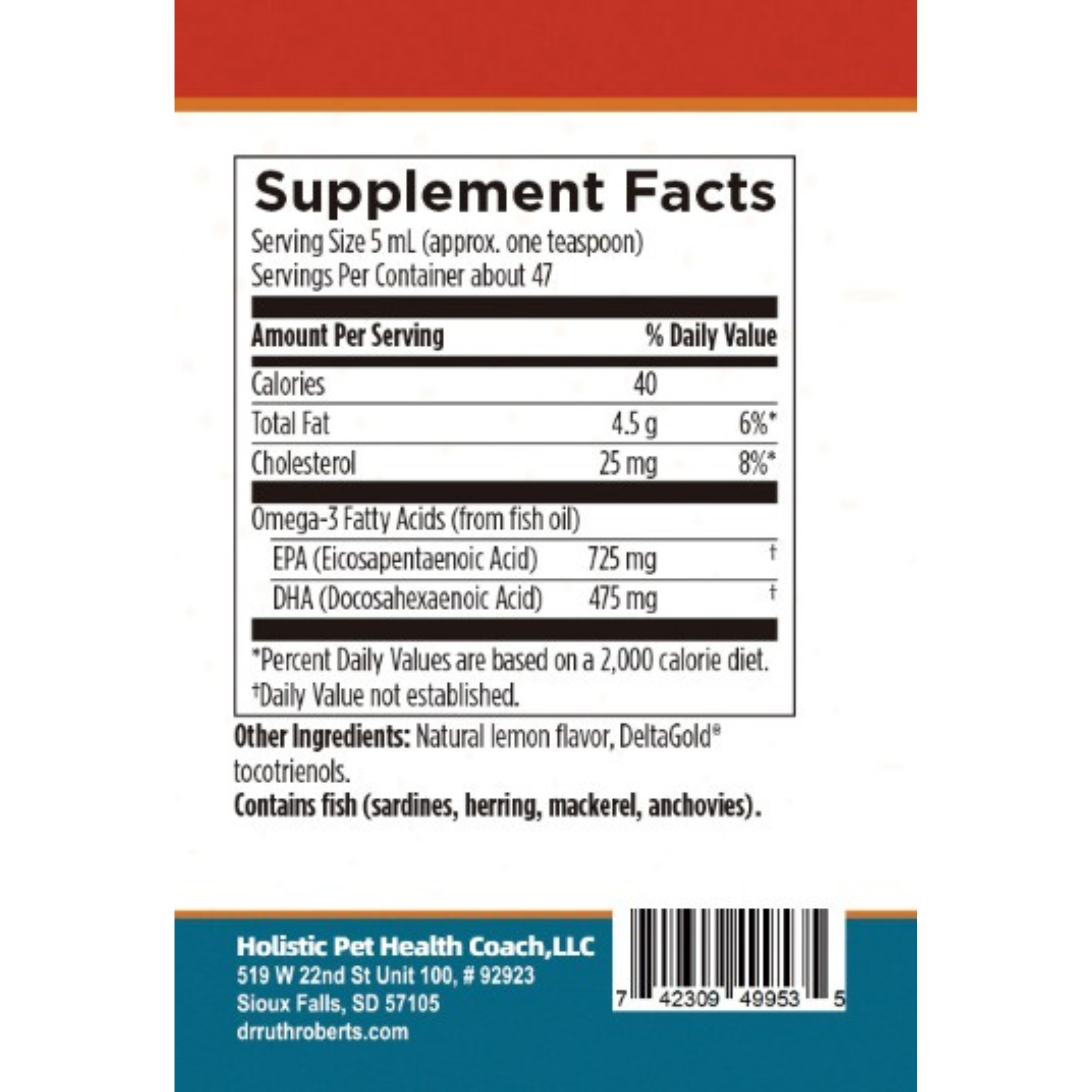 Omega Pawz by Dr. Ruth Roberts - Liquid Omega 3 Oil for Dogs and Cats