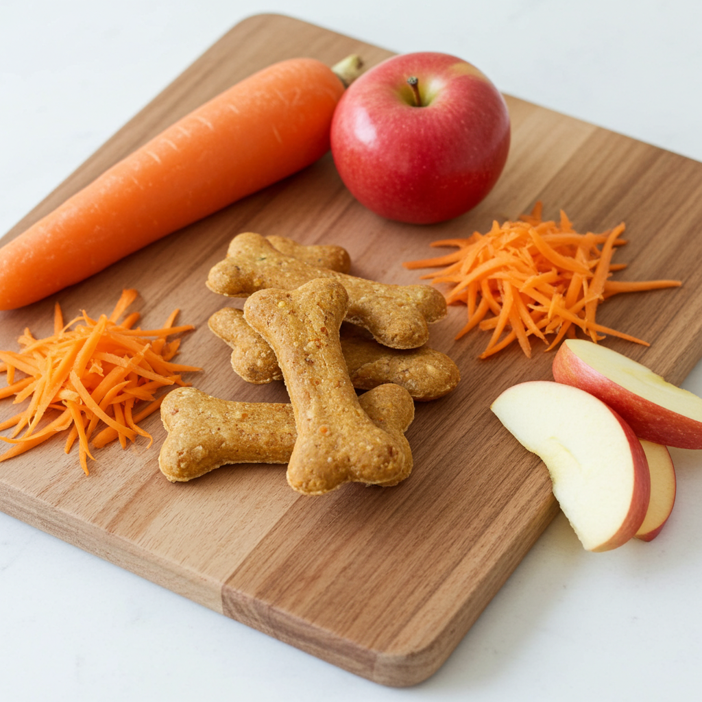 PAWsitively Organic Dog Bakery Organic Apple Carrot Bones
