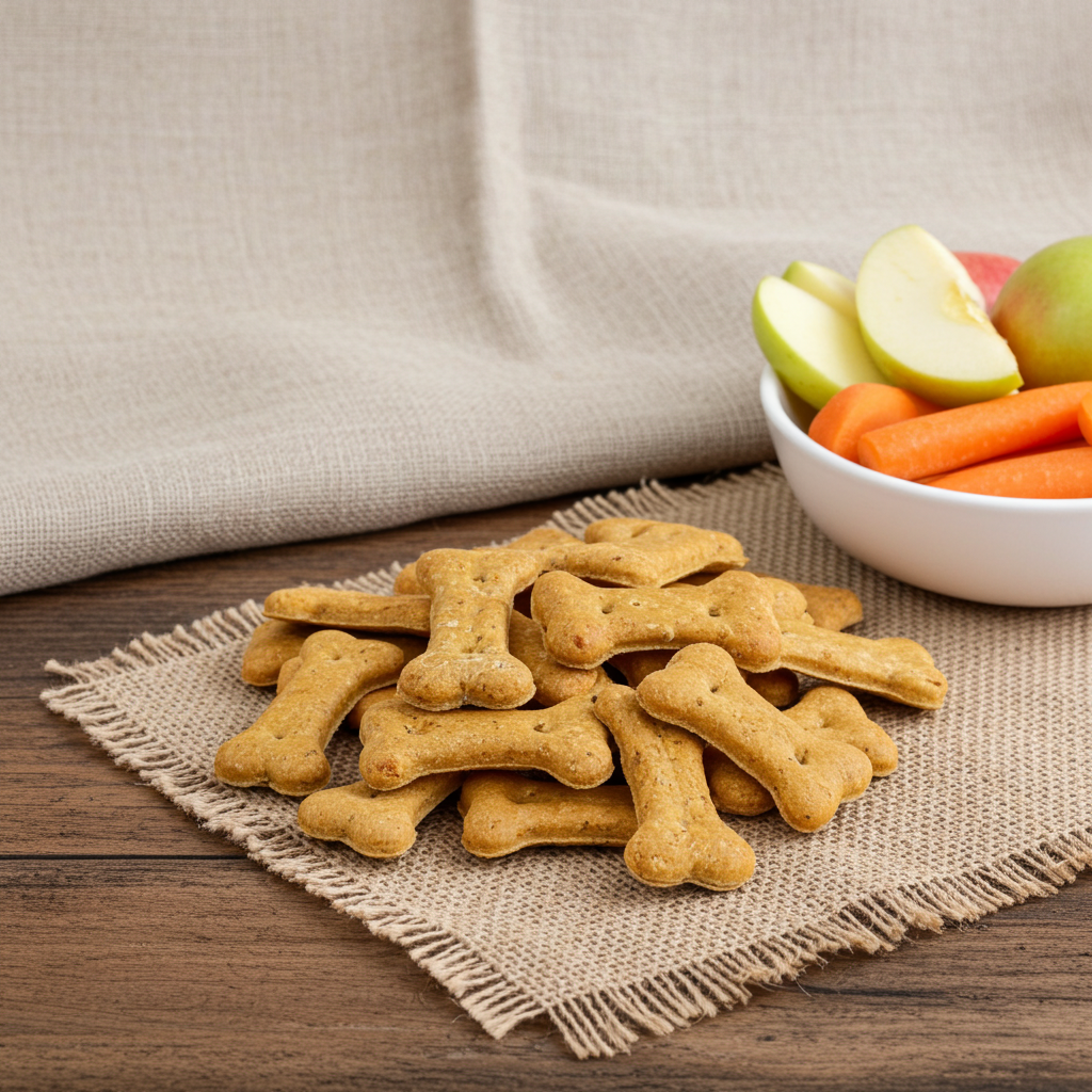 PAWsitively Organic Dog Bakery Organic Apple Carrot Bones