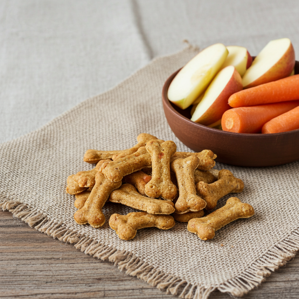 PAWsitively Organic Dog Bakery Organic Apple Carrot Bones