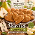 Pear-Fect Organic Dog Cookies