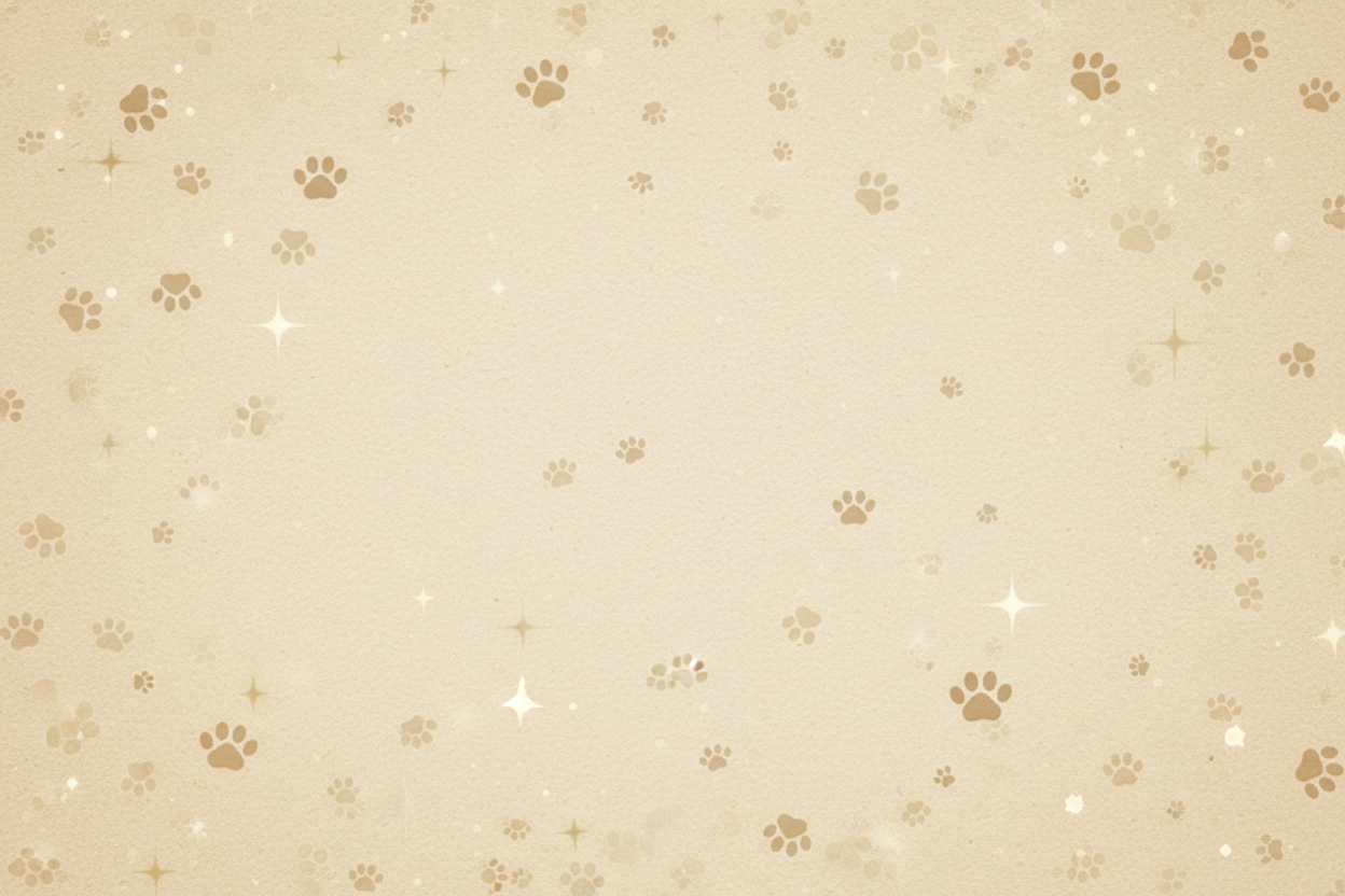 Beige Background with Paw Prints