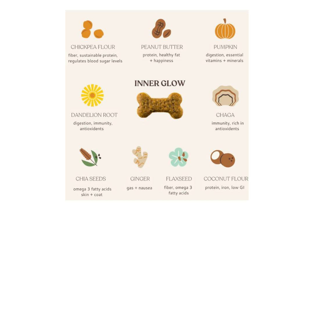 Inner Glow Dog Treat Pouches - 4 x 3.2oz