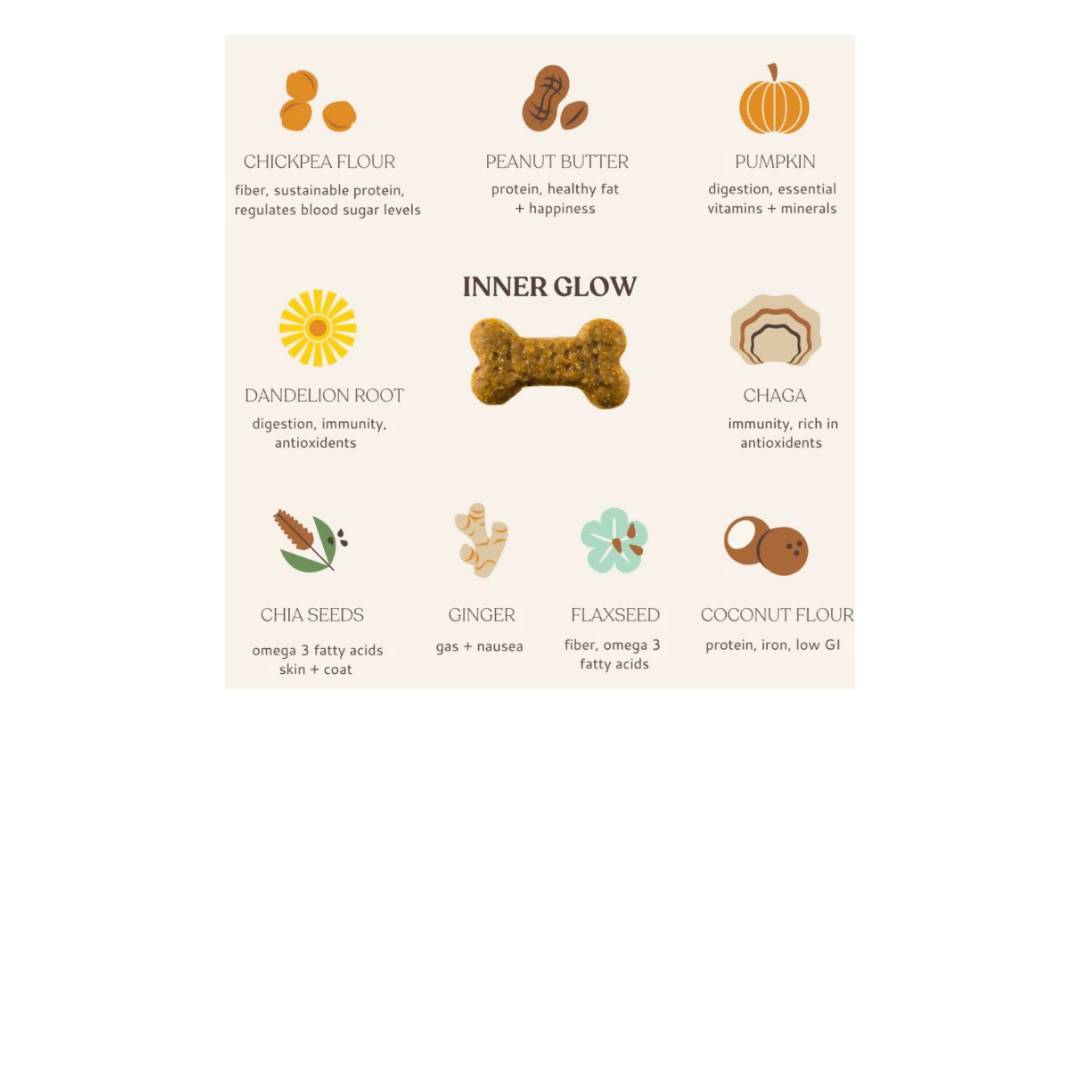 Inner Glow Dog Treat Pouches - 4 x 3.2oz
