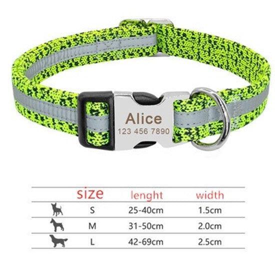 Customizable Pet Identity Collar - The Perfect Blend Of Style And Safety
