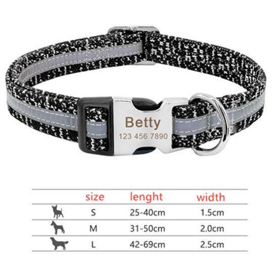Customizable Pet Identity Collar - The Perfect Blend Of Style And Safety