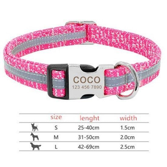 Customizable Pet Identity Collar - The Perfect Blend Of Style And Safety