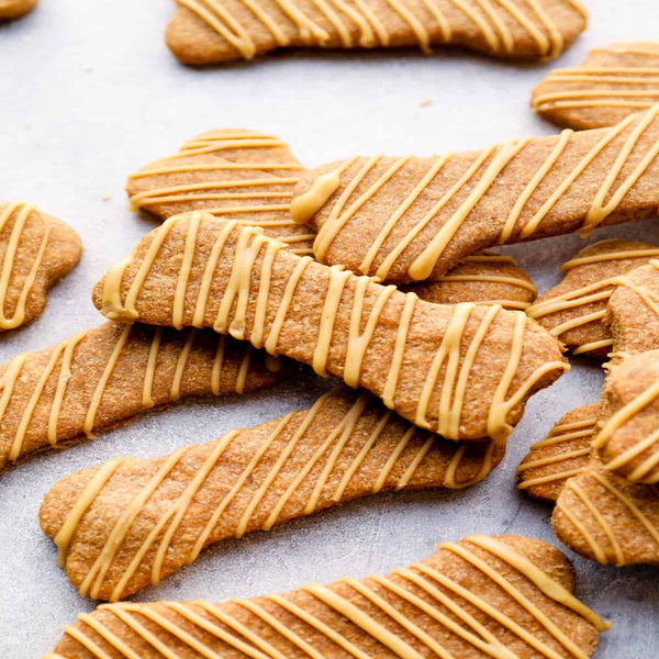 Peanut Butter Dipped Organic Dog Bones $14.00