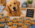 PAWsitively Organic Dog Bakery Finn Organic Peanut Butter Dog Cookies